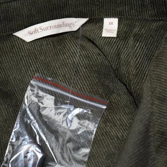 Soft Surroundings Green Jacket NWOT - Picture 3 of 3